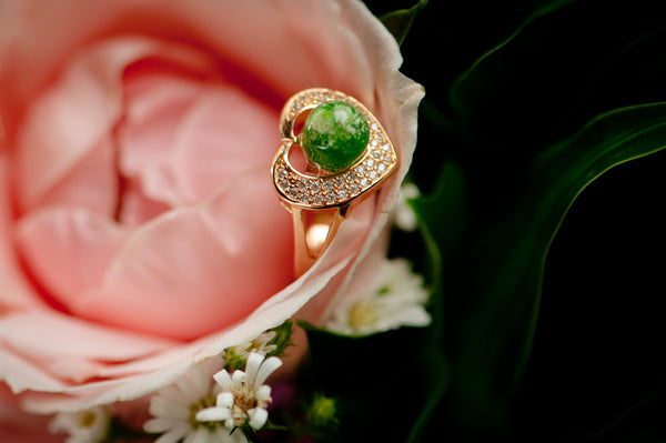 HAO - PEARL HEART RING