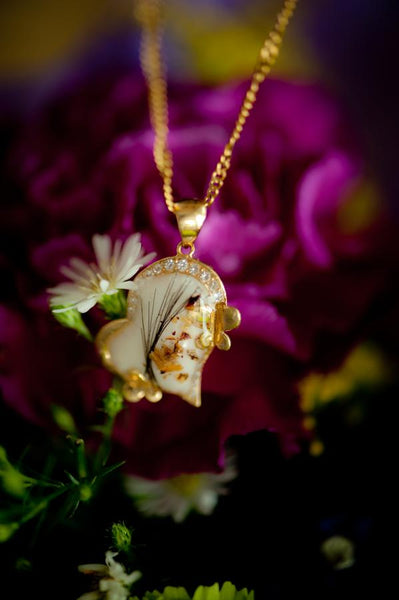 HEART - FLOWER PENDANT