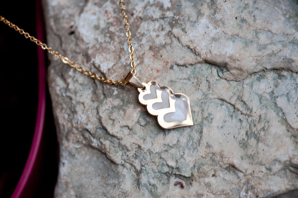 HENSLEY - TRIPLE HEARTS PENDANT