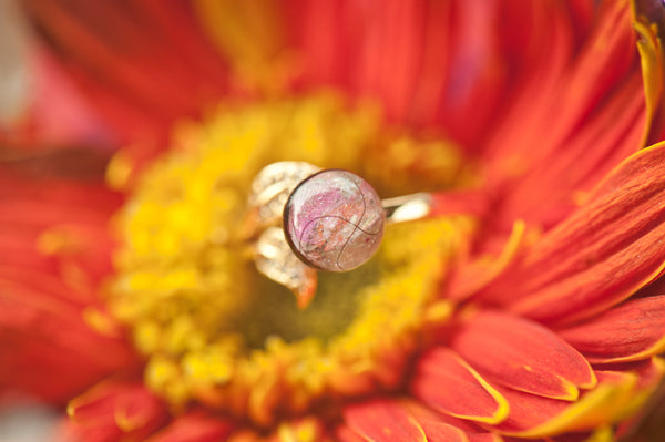 KAMILA - LEAF PEARL RING