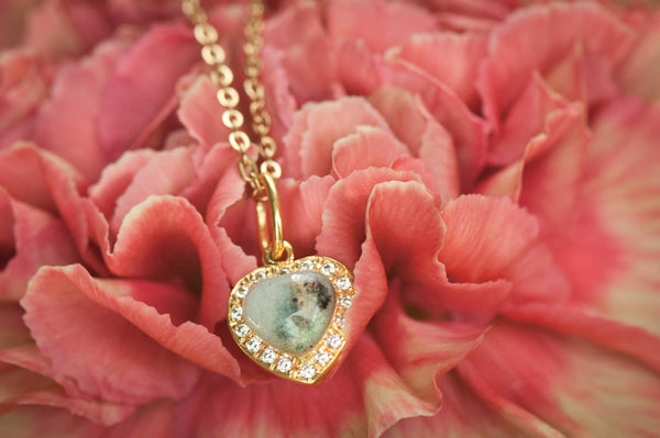 MACEY - HEART CHARM BEAD