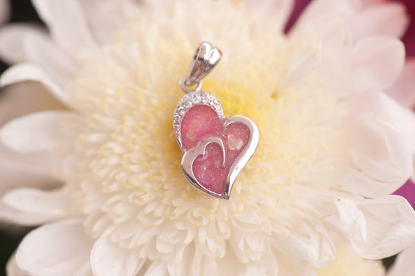 MAE ANNE - DOUBLE HEARTS PENDANT