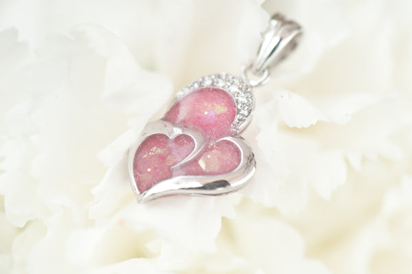 MAE ANNE - DOUBLE HEARTS PENDANT