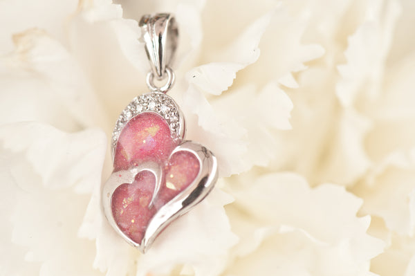 MAE ANNE - DOUBLE HEARTS PENDANT