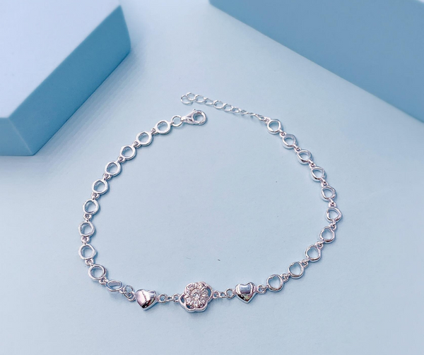 MARCELLA - Flower Heart Bracelet