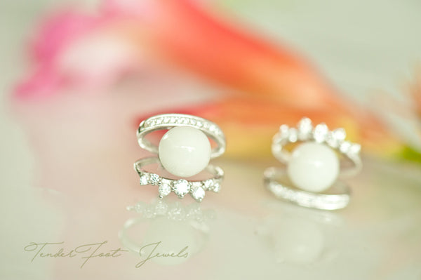 MICHELLE - PEARL EARRING