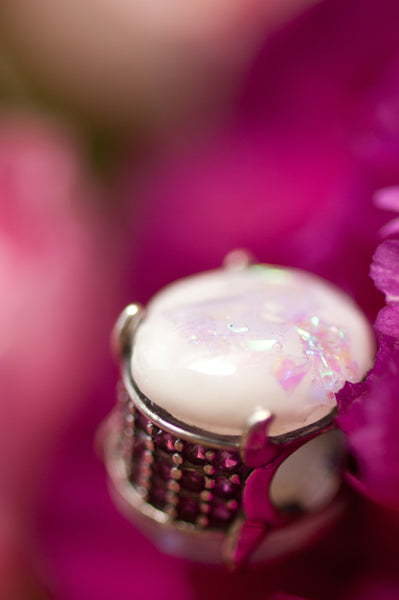 ODILIA - OVAL DOUBLE SIDED CHARM BEAD