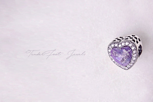 BETHANY - DOUBLE SIDED HEART CHARM