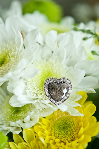 BETHANY - DOUBLE SIDED HEART CHARM