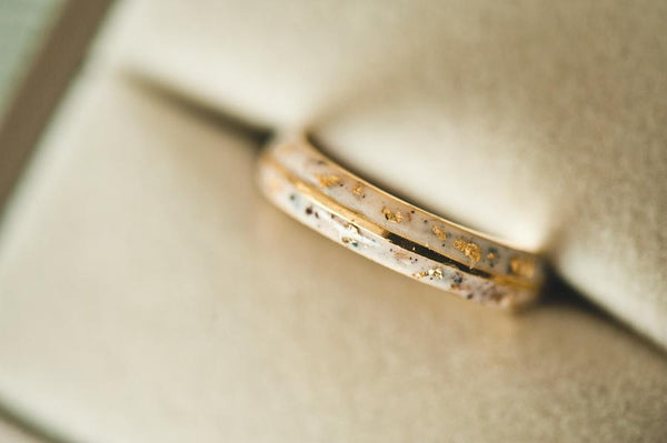 RON AND TESSA - COUPLE CHANNEL RING