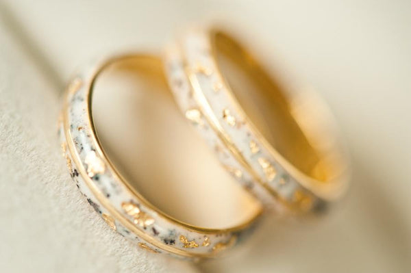 RON AND TESSA - COUPLE CHANNEL RING