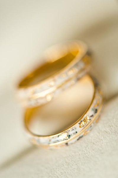 RON AND TESSA - COUPLE CHANNEL RING