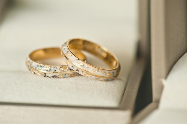 RON AND TESSA - COUPLE CHANNEL RING