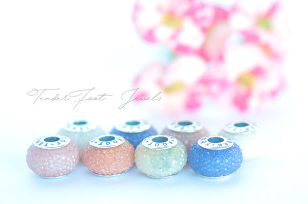 REBECCA - TEXTURED BEAD CHARM