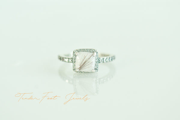 SAMANTHA - SQUARE CUT RING