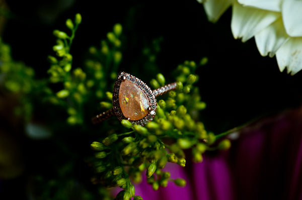 SOLEIL - TEAR DROP RING