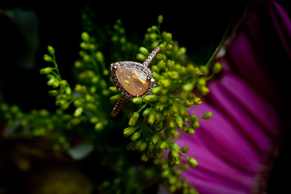 SOLEIL - TEAR DROP RING