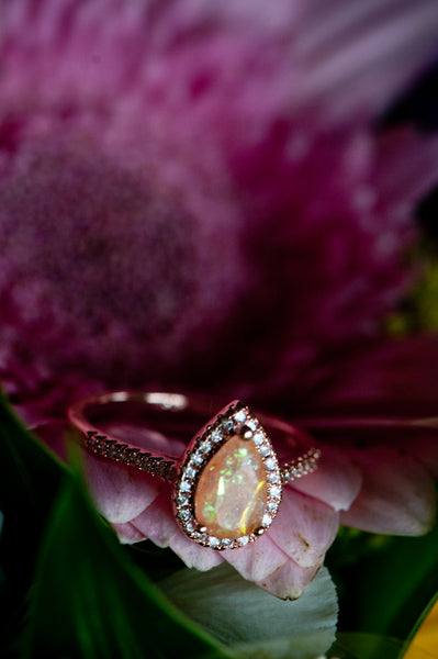 SOLEIL - TEAR DROP RING