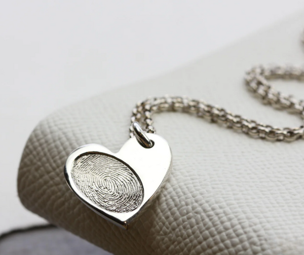 Calix - Fingerprint Heart Pendant