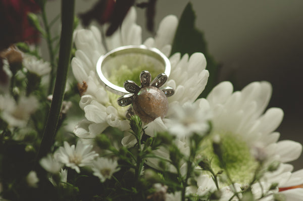 LYDIA - FLOWER PEARL RING