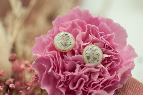 FLORETTA - CIRCLE STUD EARRING
