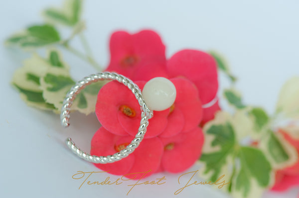 MAI - LOVE KNOT PEARL RING